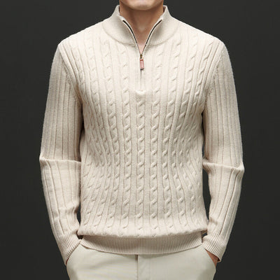 Shepard Wool Zip-Up Sweater