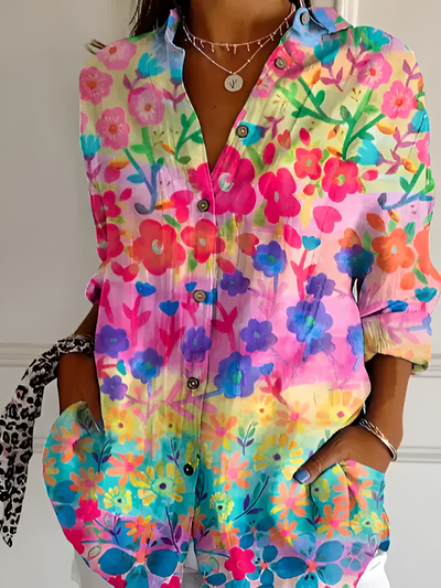 Eva™ | Colorful and Refined Blouse