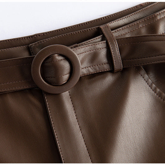 Vivian Sheepskin Leather Pants