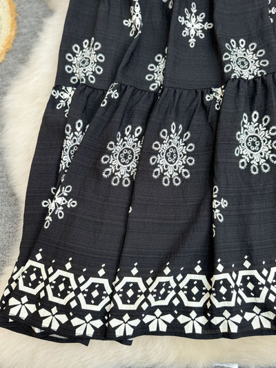 Women's Skirt  Elastic Waist - Bohemian Chic