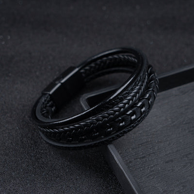 Cora™ - ADJUSTABLE WOVEN BRACELET WITH VIKING DESIGN