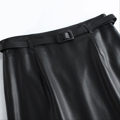 Diana Leather Pencil Skirt