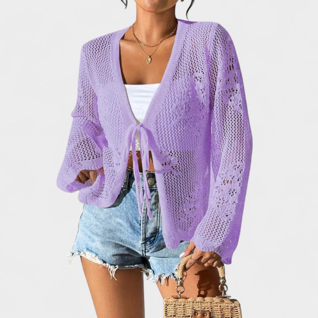 NORTHLINE STUDIO | OPEN FRONT CROCHET CARDIGAN