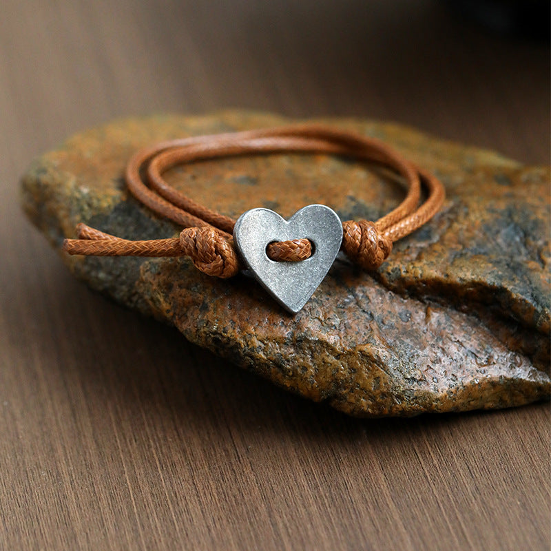 Zayla™ - BOHEMIAN-STYLE HEART BRACELET WITH ADJUSTABLE FIT
