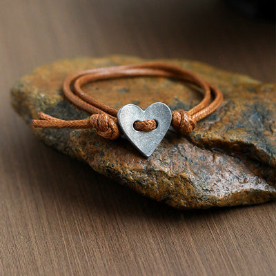 Zayla™ - BOHEMIAN-STYLE HEART BRACELET WITH ADJUSTABLE FIT