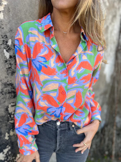 NORTHLINE STUDIO | FLORAL PRINT BLOUSE