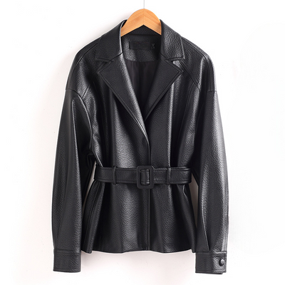 Loren '70s Sheepskin Leather Jacket