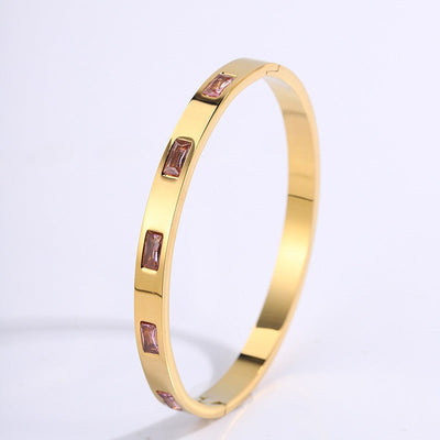 Renata Scarlatti Bracelet Brown | Gold 16k