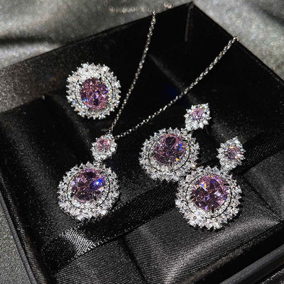 Vespera Aetherin Blue Set | White Gold 18k