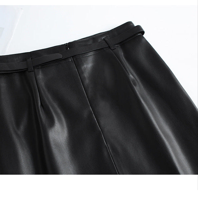 Diana Leather Pencil Skirt