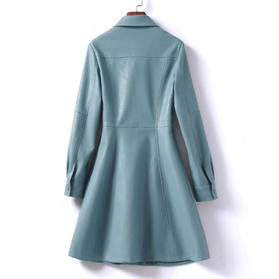 Cinderella Sheepskin Leather Coat