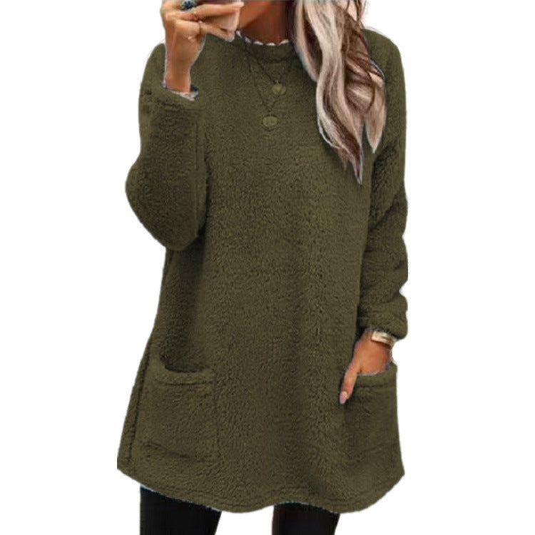 Elora™ | Cozy Fleece Pocket Tunic