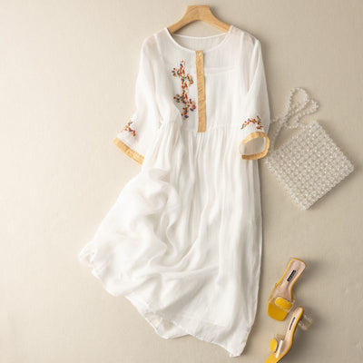SOFIA LINEN DRESS