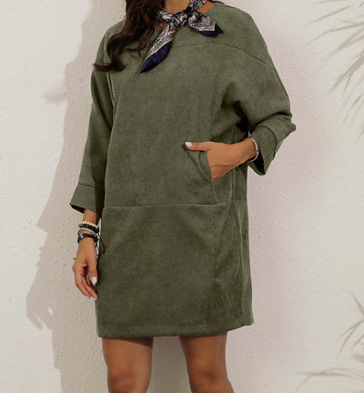 Avencea - Corduroy Dress - Retro Design