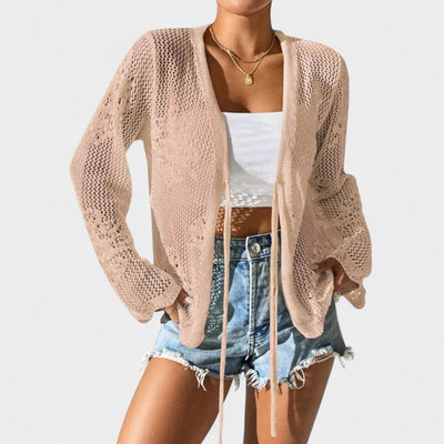 NORTHLINE STUDIO | OPEN FRONT CROCHET CARDIGAN