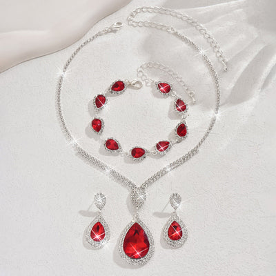 Thalira Bloodwynne Jewelry Set | White Gold 18k