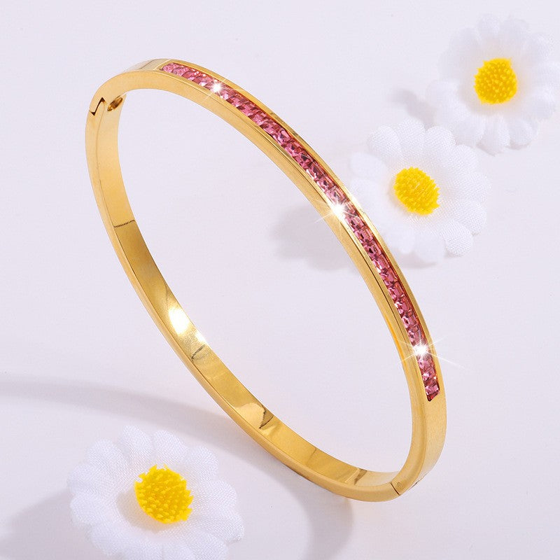Liora Bellanotte Bracelet Pink | Gold 16k