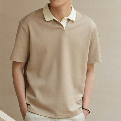 Men’s Polo Shirt – 100% Cotton – Regular Fit – Short Sleeve Minimalist Design