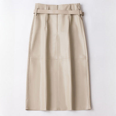 Vella Sheepskin Leather Skirt