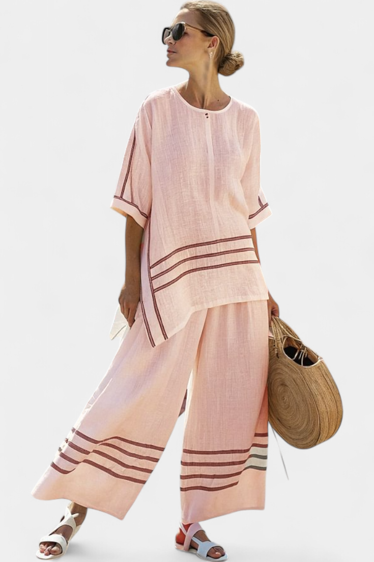 Erin | Modern Stripe Flow Set