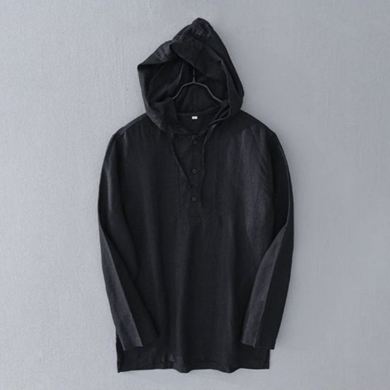 VIVA LINEN HOODIE