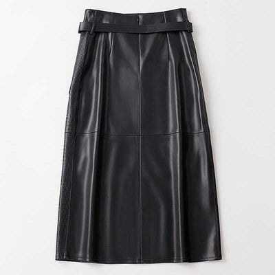 Vella Sheepskin Leather Skirt