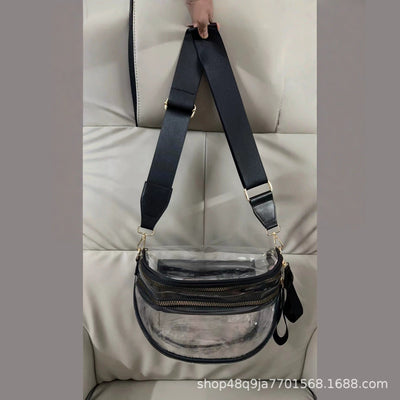 Cross Body Checkered Bum Sling Bag