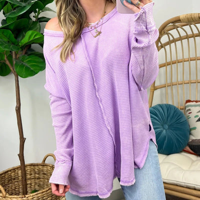 Elora™ | Effortless Crewneck Washed Top