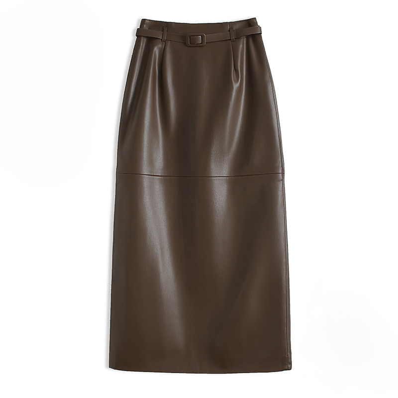Diana Leather Pencil Skirt