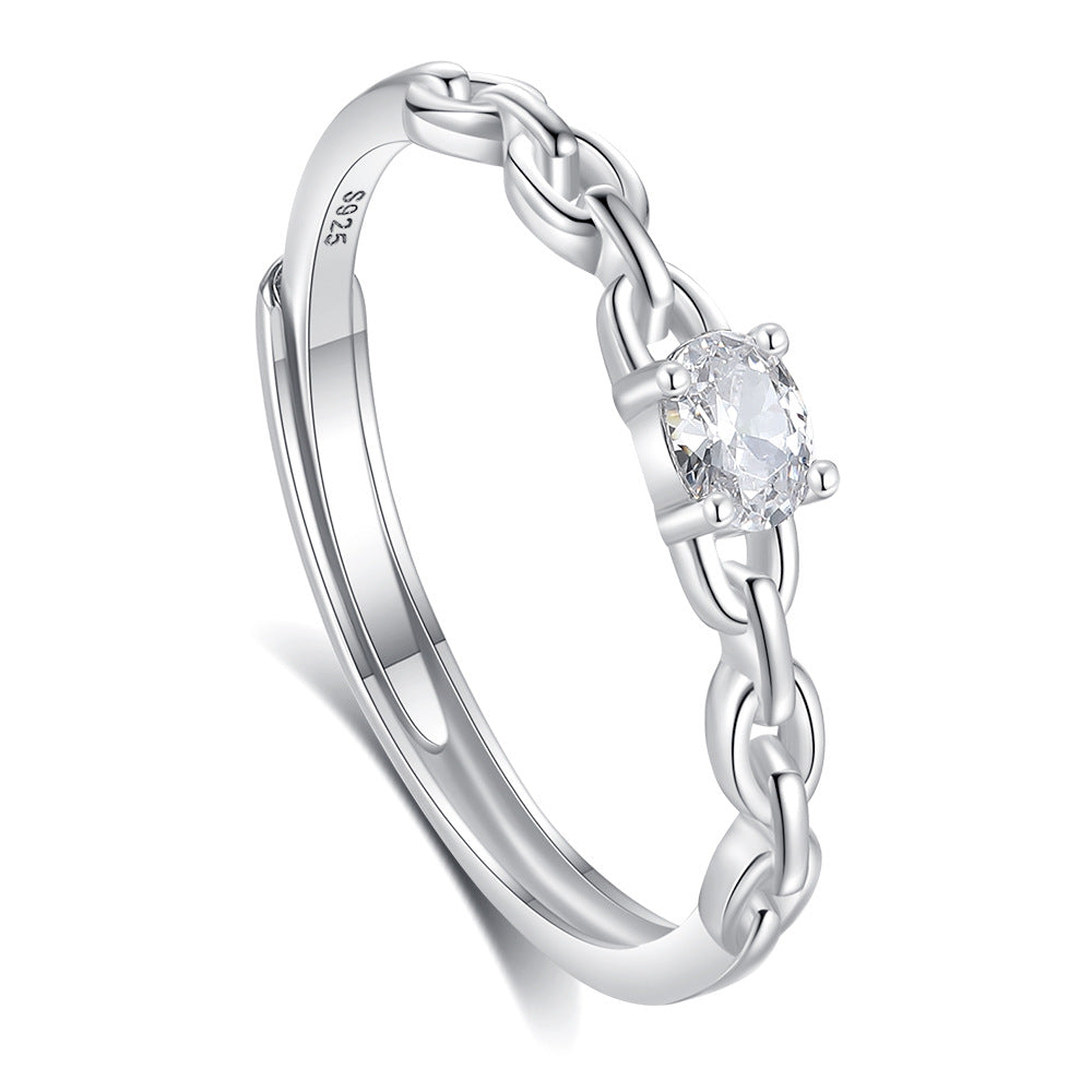 Rosetta Alberti Ring | White Gold 14k