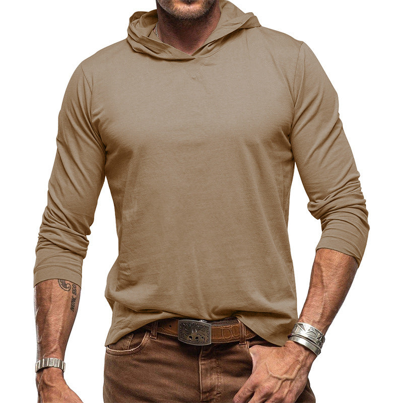 Men’s Hoodie – Slim Fit Pullover – Lightweight Cotton – Long Sleeve Casual Wear