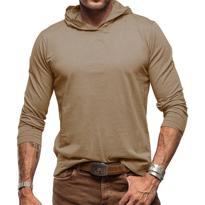 Men’s Hoodie – Slim Fit Pullover – Lightweight Cotton – Long Sleeve Casual Wear