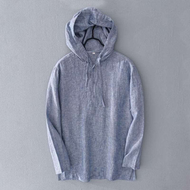 VIVA LINEN HOODIE