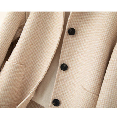 Regina Wool Houndstooth Jacket