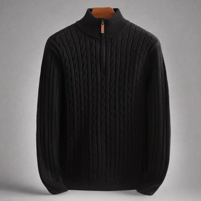 Shepard Wool Zip-Up Sweater