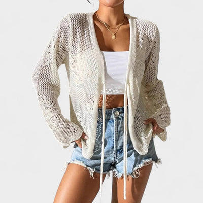 NORTHLINE STUDIO | OPEN FRONT CROCHET CARDIGAN