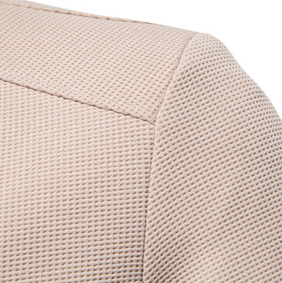 Men’s Bomber Jacket – Slim Fit – Textured Waffle Knit – Zipper Front – Ribbed Trim