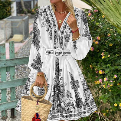 Charlotte™ - Bohemian Long Sleeve Dress