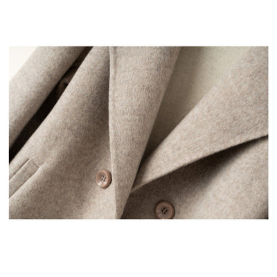 Lynette Wool One-Button Coat