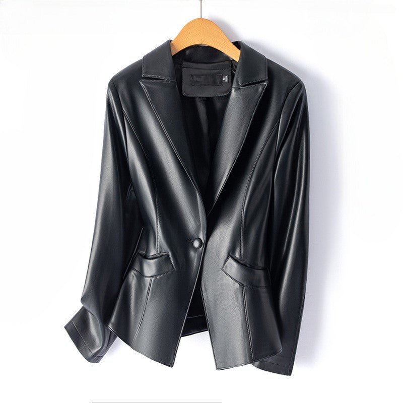 Vittoria Leather Blazer