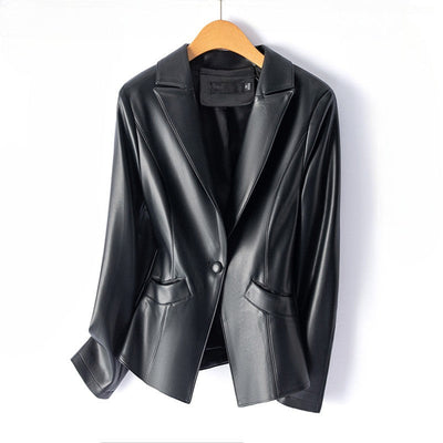 Vittoria Leather Blazer