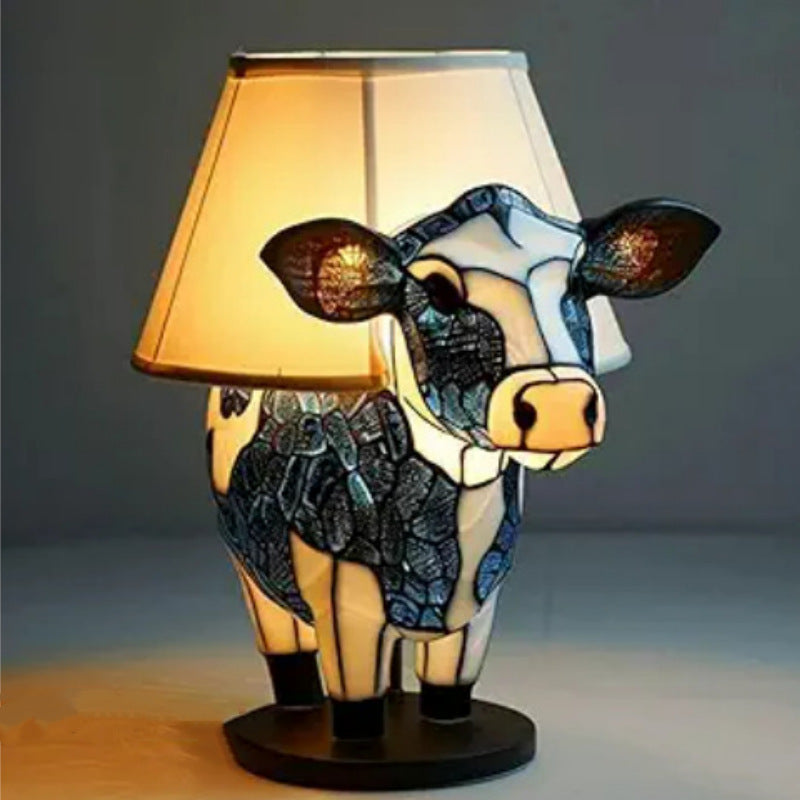 Marguerite | Magical Cow Lamp in Colored Glass