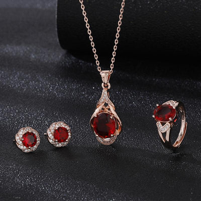 Elysia Roseray Set | Rose Gold 16k