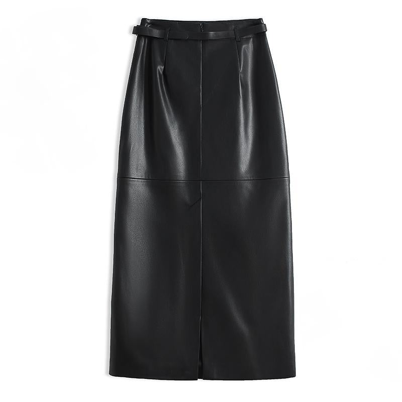 Diana Leather Pencil Skirt