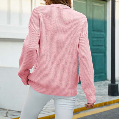 Lola™ | Elegant Cable Knit Sweater