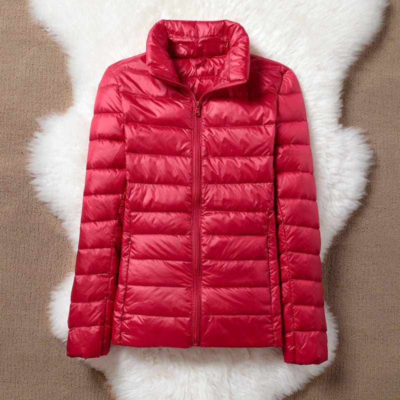 THE SERENA PUFFER JACKET | RED
