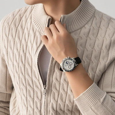 Sterling Wool Zip-Up Cardigan