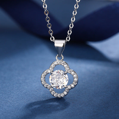 Aria Clover Charm Set | White Gold 16k