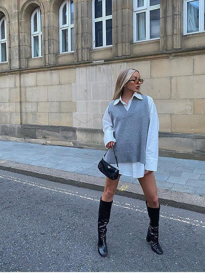 Nathalie™ | Longline Knit Vest