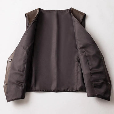 Angelina Sheepskin Leather Vest